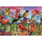 Puzzle  Bluebird-Puzzle-F-90693 Birds and Blooms Garden