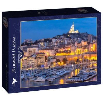 Puzzle Bluebird-Puzzle-F-90778 Marseille, la Nuit