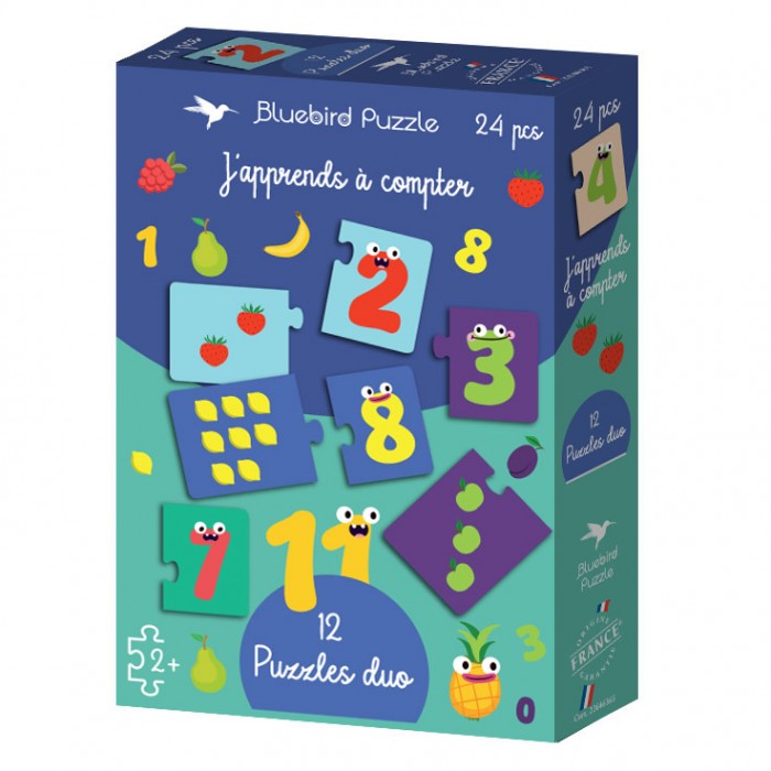 Puzzles duo - J'apprends à Compter