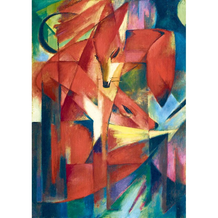 Puzzle   Franz Marc - The Foxes, 1913