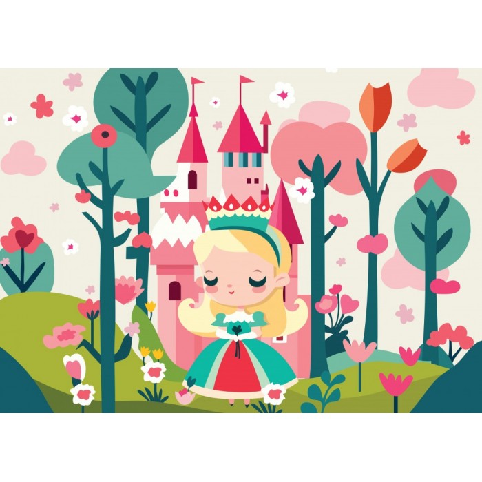 Puzzle   La Princesse et son Château
