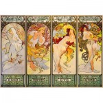 Puzzle   Mucha - Four Seasons, 1900