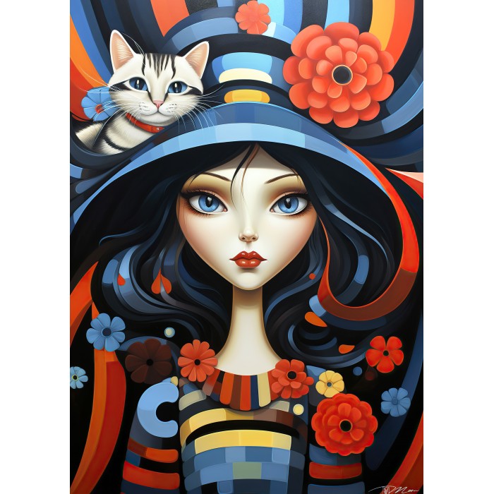 Puzzle   Portrait Women And Animals