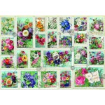 Puzzle   Stamp Flower Collection