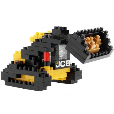 Brixies-38449139 Nano Puzzle 3D - Bulldozer JCB