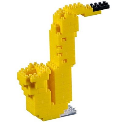 Brixies-58617 Nano Puzzle 3D - Saxophone (Level 2)