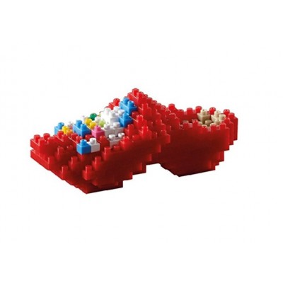 Brixies-58657 Nano Puzzle 3D - Sabot (Level 3)