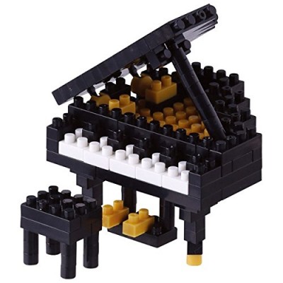 Brixies-58774 Nano Puzzle 3D - Piano à Queue (Level 3)