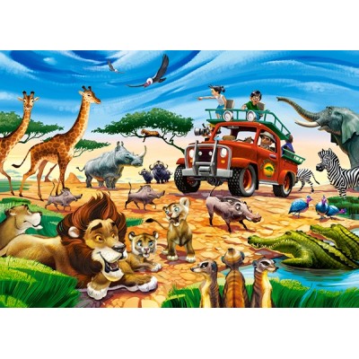 Puzzle Castorland-018390 Safari Aventure
