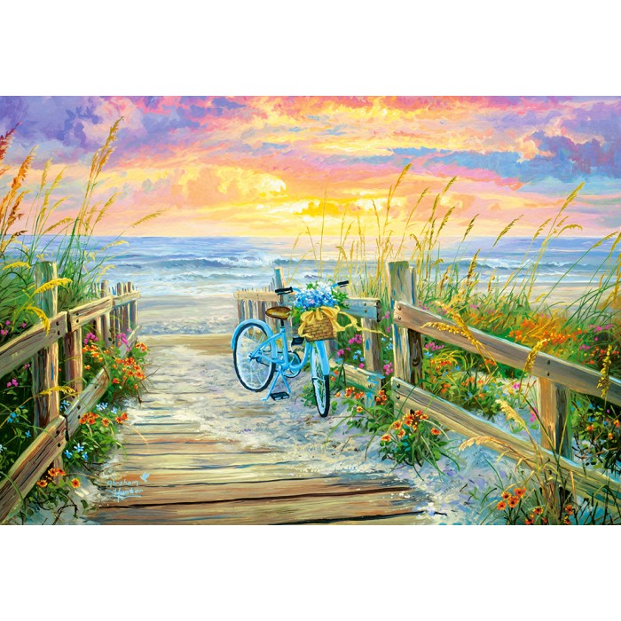 Puzzle  Castorland-104741 Promenade Matinale