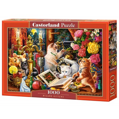 Puzzle Castorland-104857 Chats Sorciers