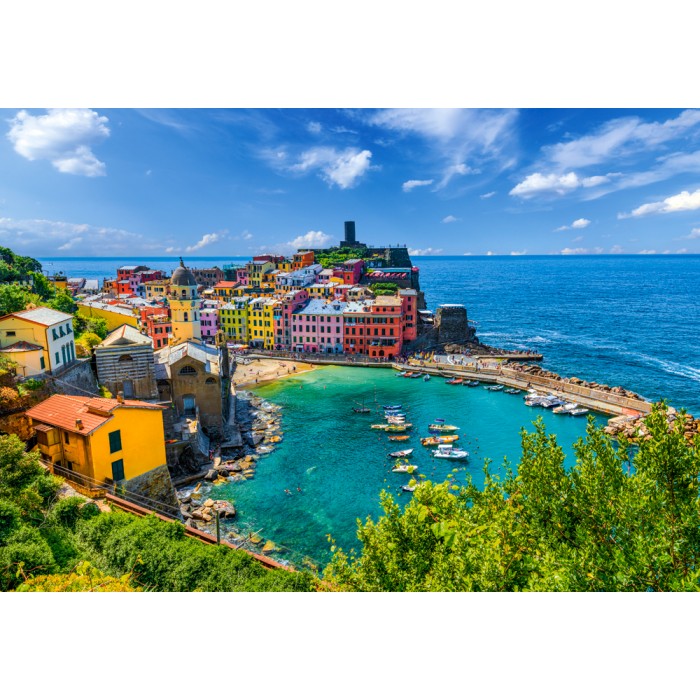 Puzzle  Castorland-105298 Vernazza, Italie