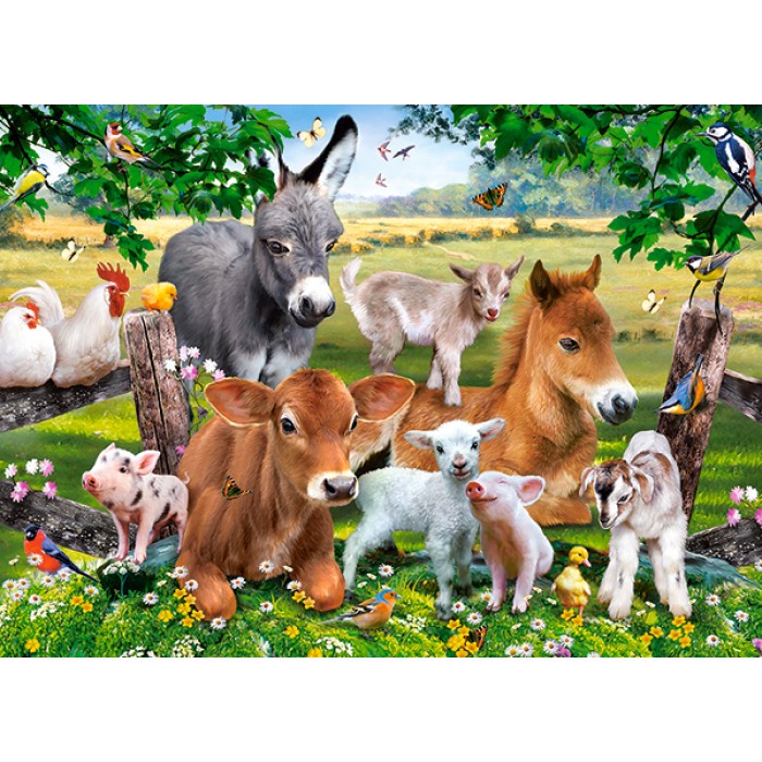 Puzzle  Castorland-111138 A la Ferme