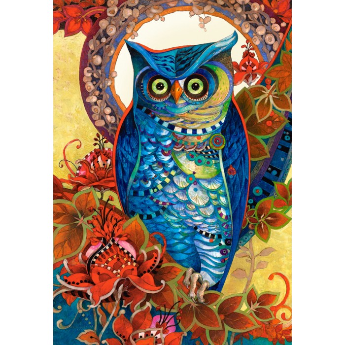 Puzzle Castorland-151110 David Galchutt : Hibou