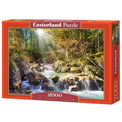 Puzzle Castorland-200382 Le Ruisseau de la Forêt