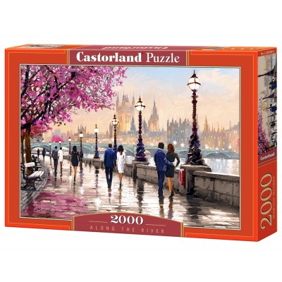 Puzzle Castorland-200566 Le Long de la Rivière