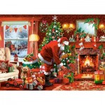 Puzzle  Castorland-30538 Livraison Spéciale du Père Noël