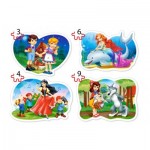   4 Puzzles - Fairytales Friends