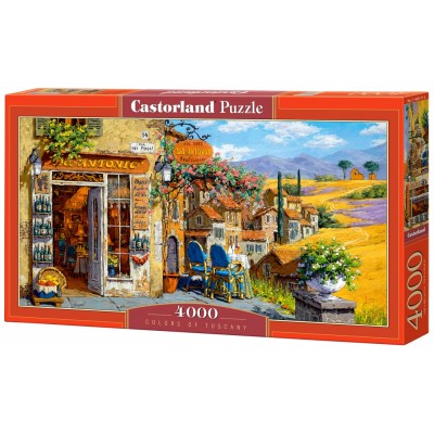 Puzzle Castorland-400171 Couleurs de Toscane