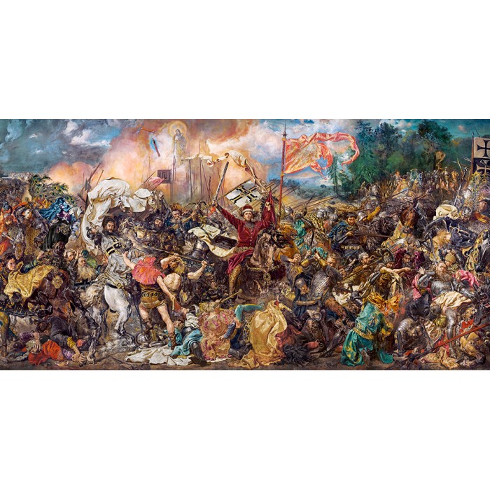 Puzzle  Castorland-400409 Art Collection - The Battle of Grunwald