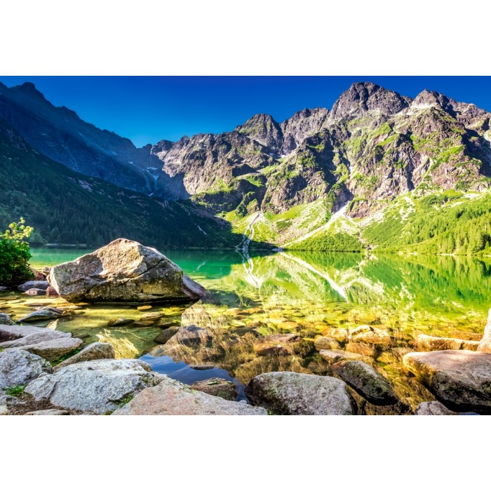 Puzzle   Lever du Soleil sur Morskie Oko, Pologne