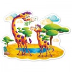 Puzzle   Pièces XXL - Girafes dans la Savane
