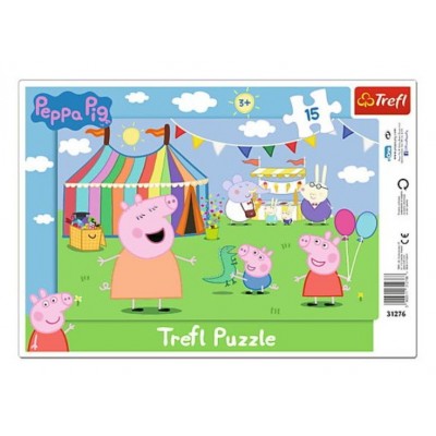 Trefl-31276 Puzzle Cadre - Peppa Pig