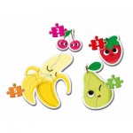  Clementoni-20815 My First Puzzle - Fruits (4 Puzzles)