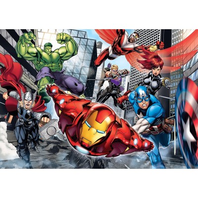 Puzzle Clementoni-24036 Pièces XXL - Avengers