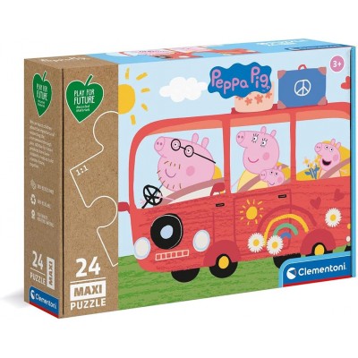 Puzzle Clementoni-24221 Pièces XXL - Peppa Pig