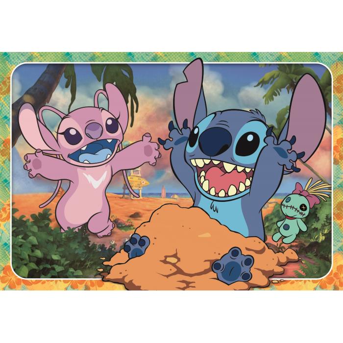 Puzzle  Clementoni-26596 Pièces XXL - Stitch