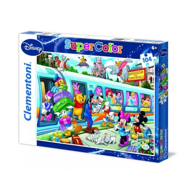 Puzzle Clementoni-27884 Le Train Disney
