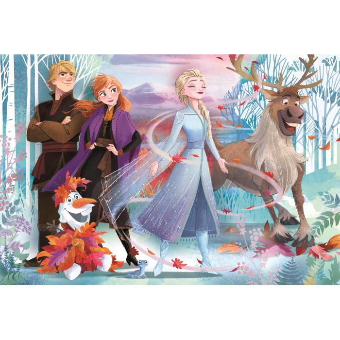 Puzzle  Clementoni-28513 Pièces XXL - Supercolor Disney Frozen 2