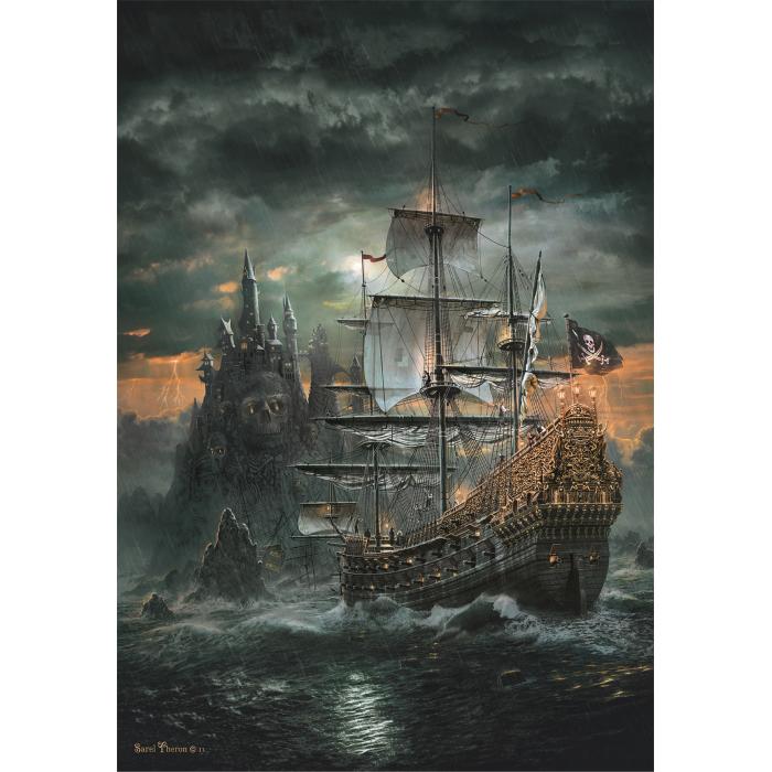 Puzzle  Clementoni-31719 Le Bateau des Pirates