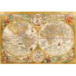 Puzzle  Clementoni-32557 Vieille Carte du Monde