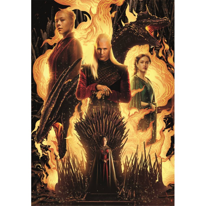 Puzzle  Clementoni-35548 House of the Dragons
