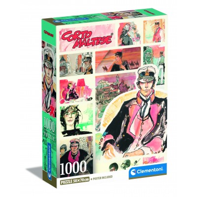 Puzzle Clementoni-39807 Corto Maltese