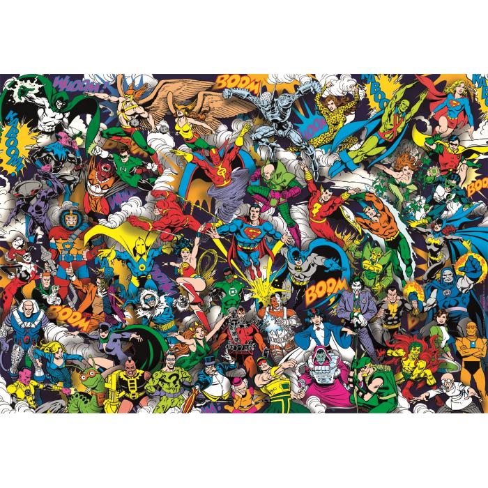 Puzzle  Clementoni-39863 Impossible Justice League