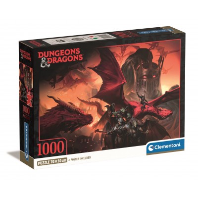Puzzle Clementoni-39914 Donjons & Dragons