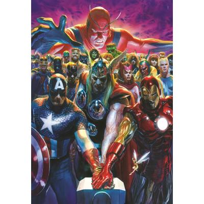 Puzzle Clementoni-39915 Marvel, Les Avengers