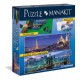 Mania Kit : 2 Puzzles + 1 Tapis de Puzzle 1500 Pièces