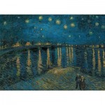 Puzzle   Van Gogh Vincent : Nuit étoilée sur le Rhône