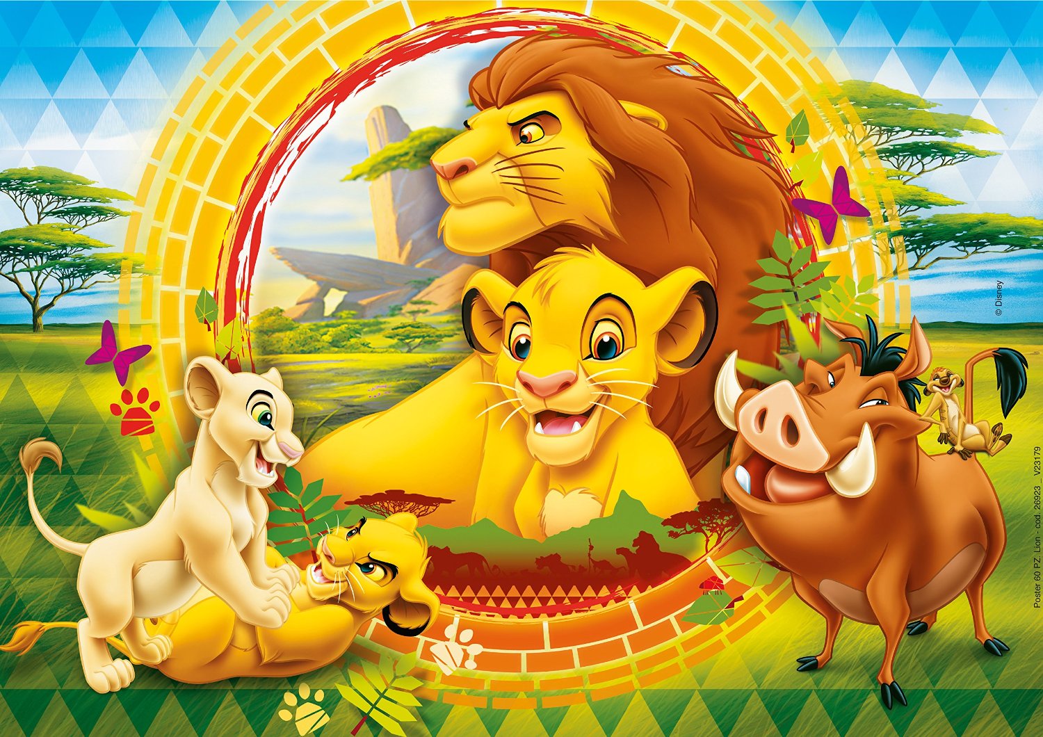 Puzzle Le Roi Lion Clementoni-26923 60 pièces Puzzles - Animaux en BD et  dessins