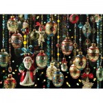 Puzzle  Cobble-Hill-40210 Christmas Ornaments