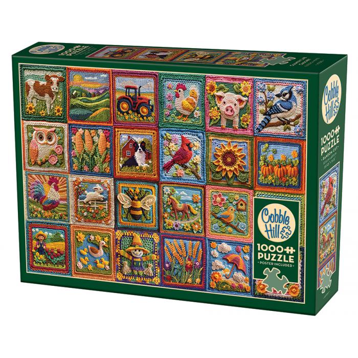 Puzzle  Cobble-Hill-40320 Crochet de Campagne