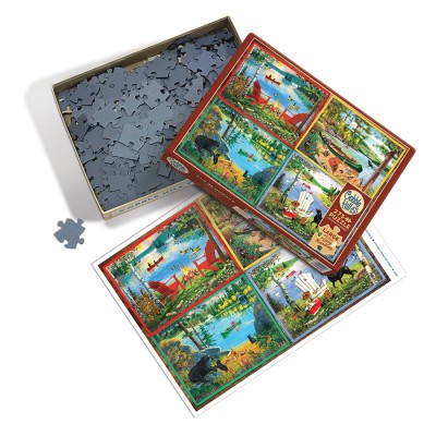 Puzzle Cobble-Hill-48021 Pièces XXL - Le Pays des Cabanes