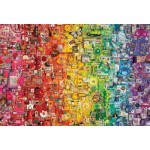 Puzzle  Cobble-Hill-49001 Rainbow