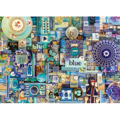 Puzzle Cobble-Hill-57218 Blue