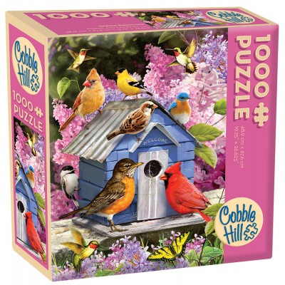 Puzzle Cobble-Hill-57220 Spring Birdhouse