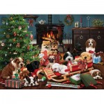 Puzzle   Pièces XXL - Christmas Puppies